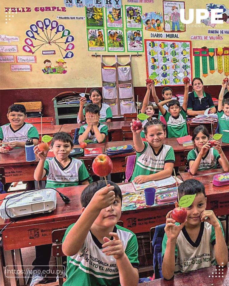 Promoviendo la Alimentación Saludable - Extensión Universitaria en la Escuela Saltos del Monday 